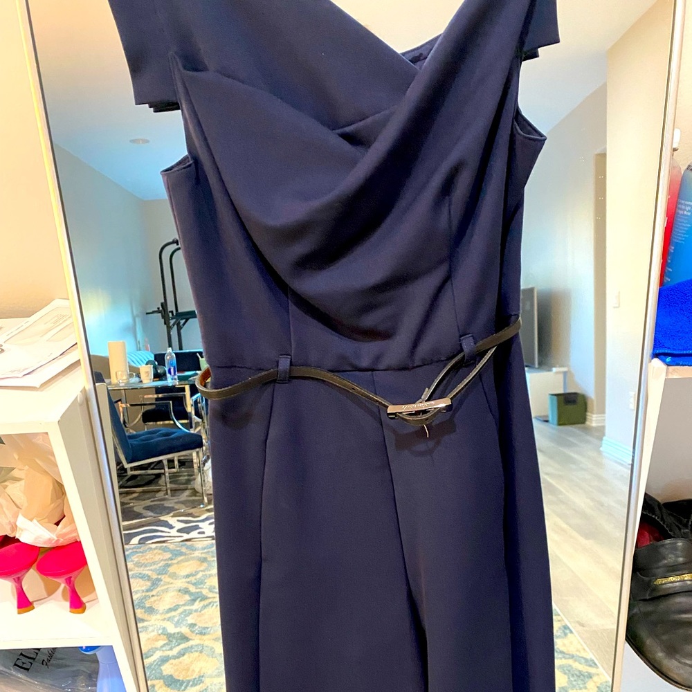 Blue Rompers and flared pants